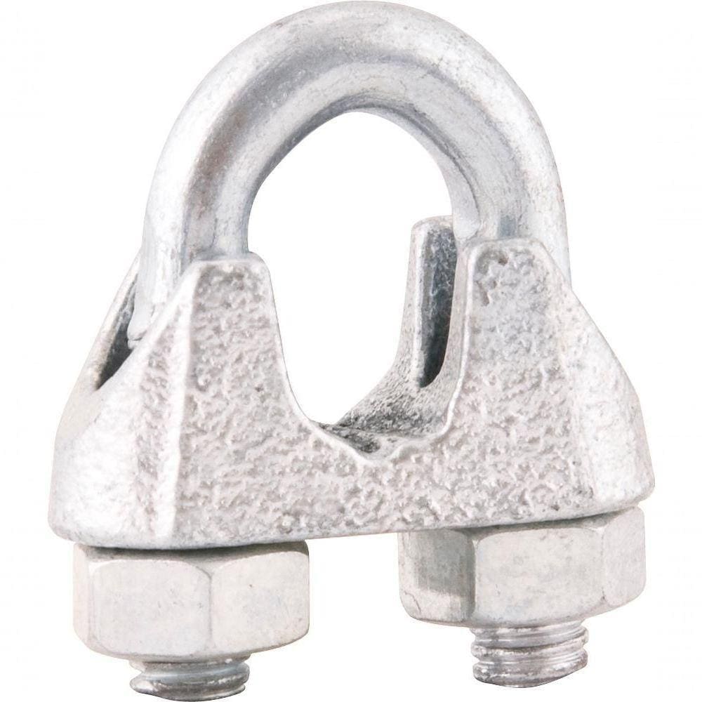 Clips Para Cabo De Aço 5/8" Leve Galvanizado - Nove54