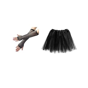 Fantasia Punk Rock Gotica Adulto 2 Peças Festas