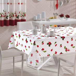 Toalha de Mesa Quadrada 4 Lugares - Iolanda - Döhler Clean