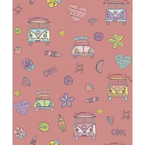 Papel de Parede Pure Kids & Teens Hippie KT68436