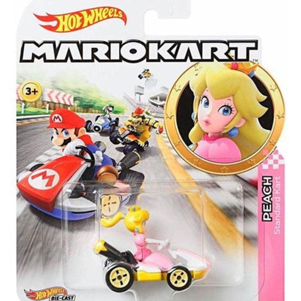Hot Wheels Mario Kart Princess Peach Standard Kart Gbg28