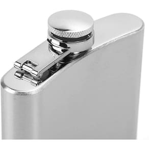 Cantil De Inox De Bolso Inox Para Água Bebidas Run