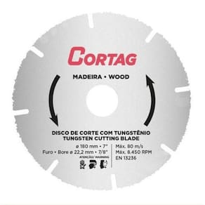 Disco Diamantado Tungstenio Para Madeira