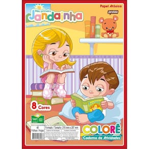 Bloco para Educacao Artistica Jandainha Colore A4 48FLS.75G