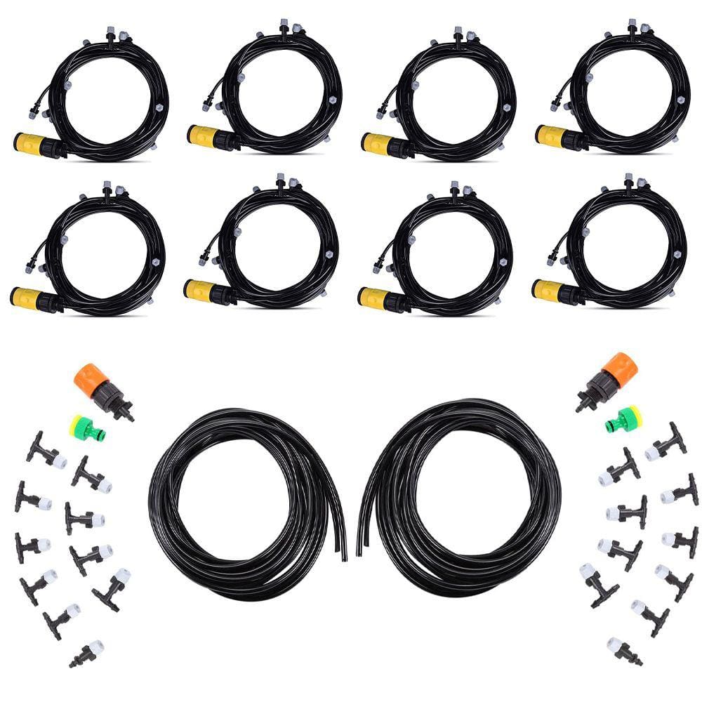 Mangueira climatizadora Sistema Irrigacao Kit 10 Und Jardim Grama 10 M