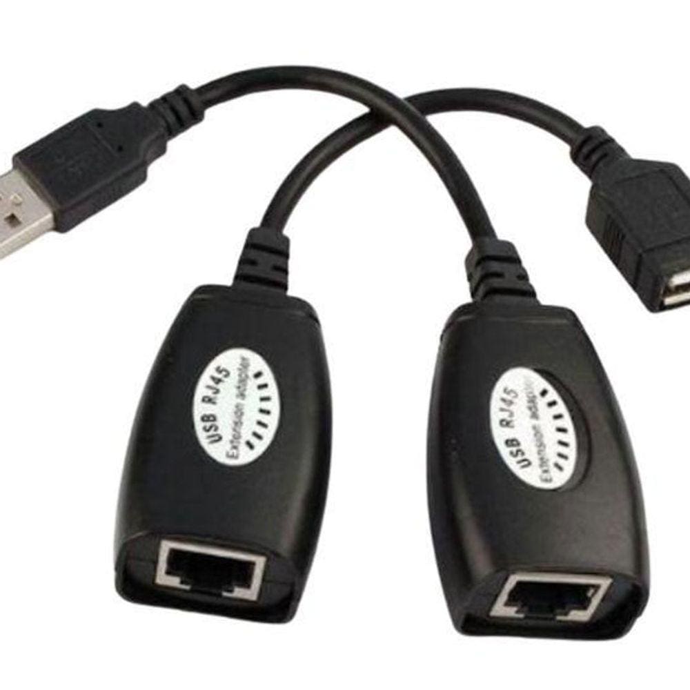Adaptador Usb Rj45 Feasso Até 45 Metros - Fca-90