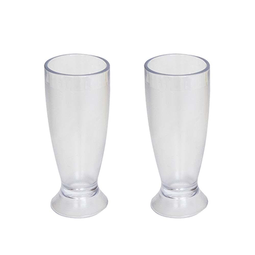 Conjunto Tulipa De Chopp Vemplast 300Ml 2Un Policarbonato