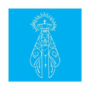 Stencil Tamako Nossa Senhora - 30X30Cm - Ref D140