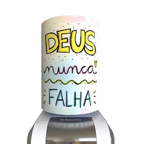 Capa Para Galão De Água Deus Nunca Falha 20 Litros