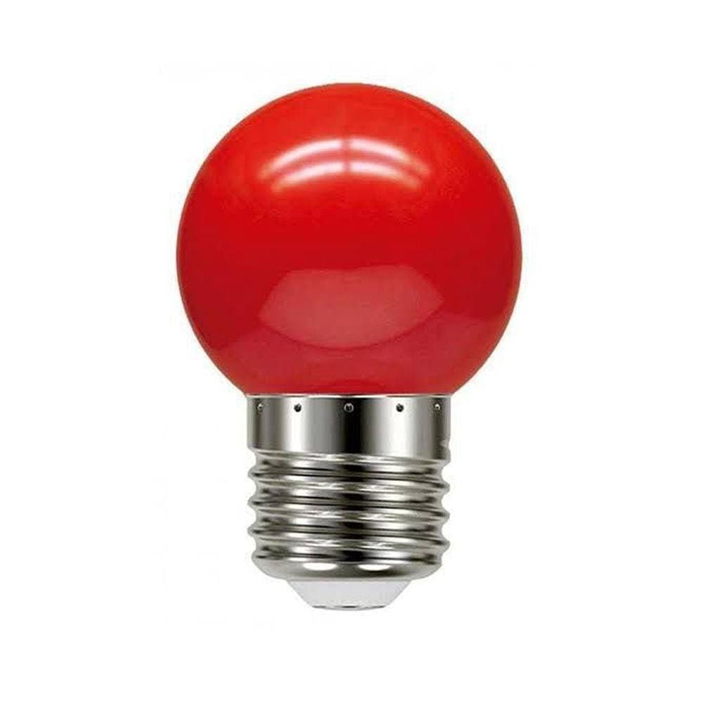 Lâmpada Led Bolinha Vermelha E27 6W Bivolt Lm279 Luminatti