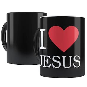 Caneca Mágica Eu Amo Jesus Termossensível