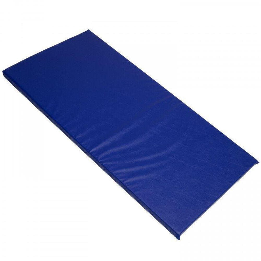 Colchonete Colchão Almofada Para Academia 100X60X2,5Cm Azul
