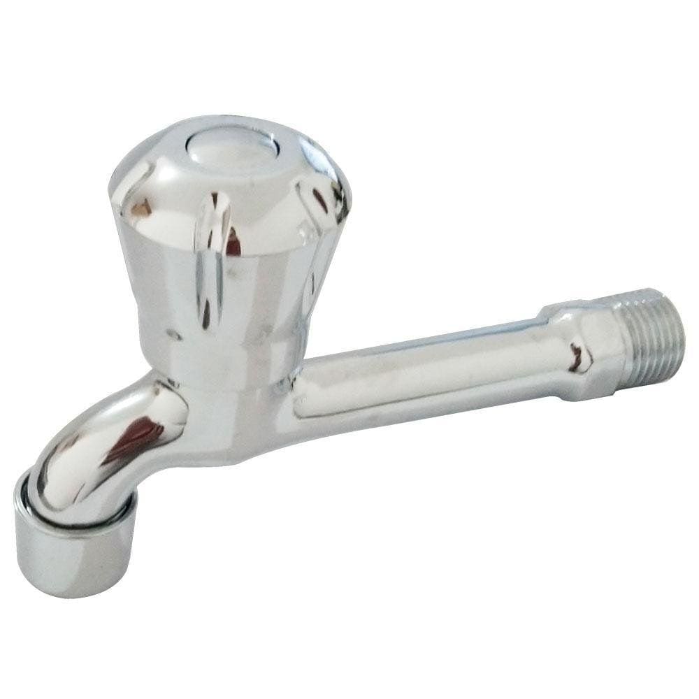 Torneira De Parede 1/2 Volta Com Arejador Cromado