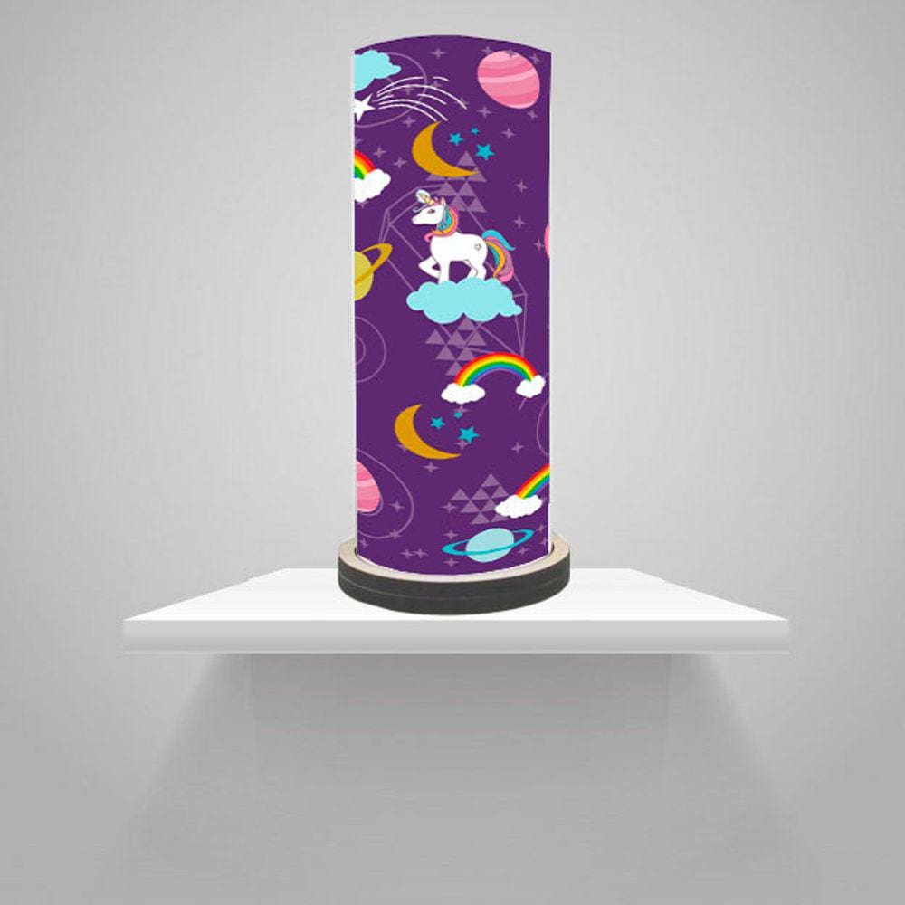 Abajur decorativo Infantil Unicórnio