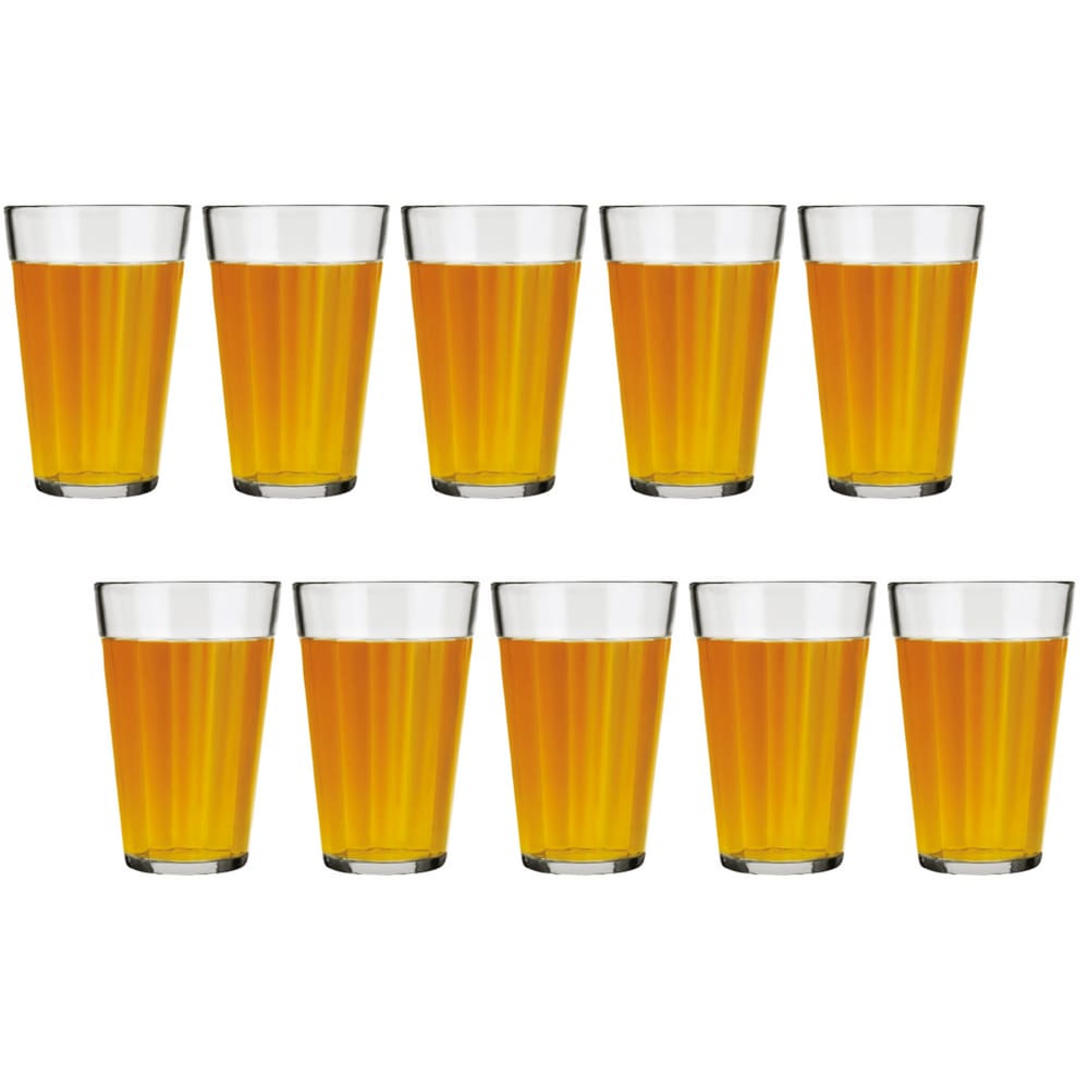 Kit 10 Copo Americano Vidro Long Drink 450ml Cristal Nadir