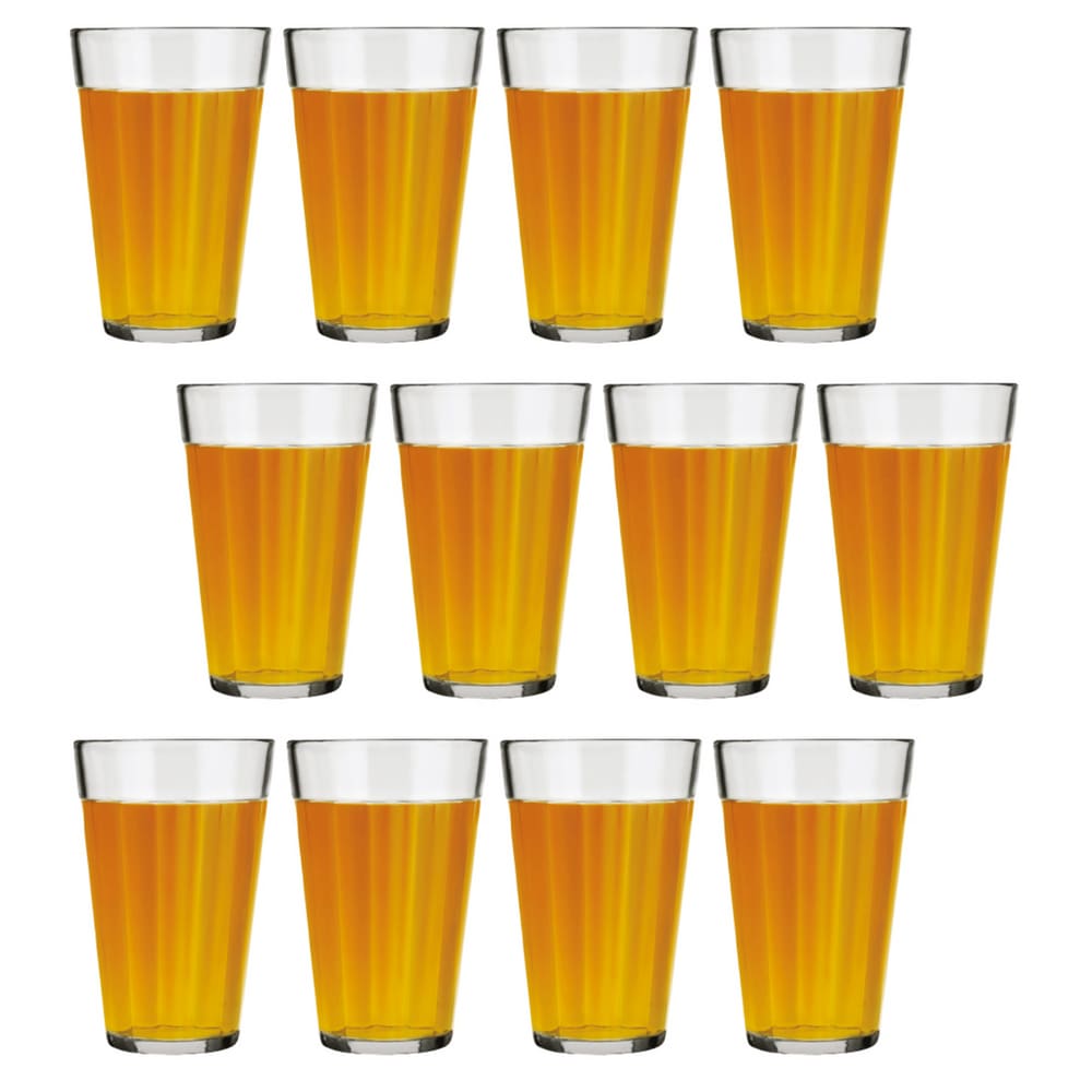 Kit 12 Copo Americano Vidro Long Drink 450ml Cristal Nadir