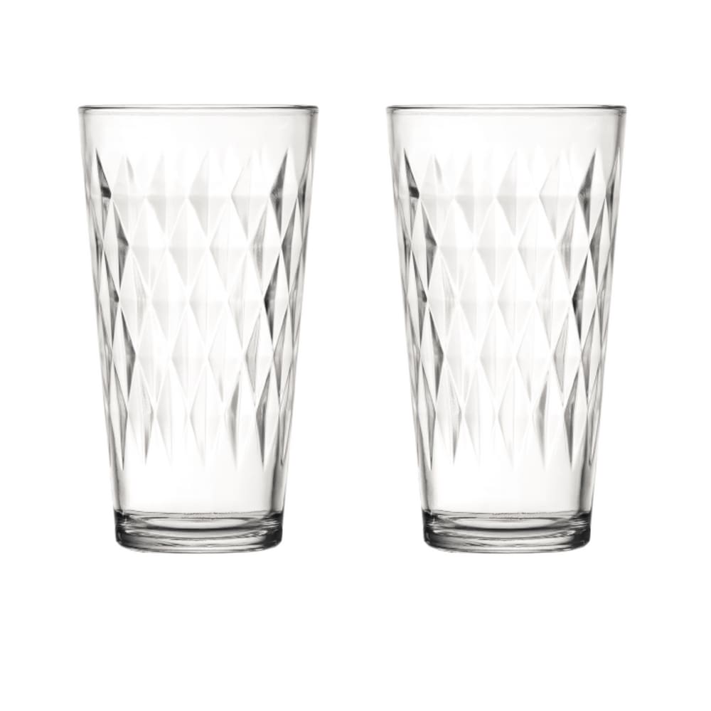Copo Vidro 350ml Vitrage Suco Agua Glamour Luxo Nadir - 2 Un