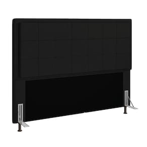 Cabeceira Onix Cama Box Queen 160cm Suede Preto