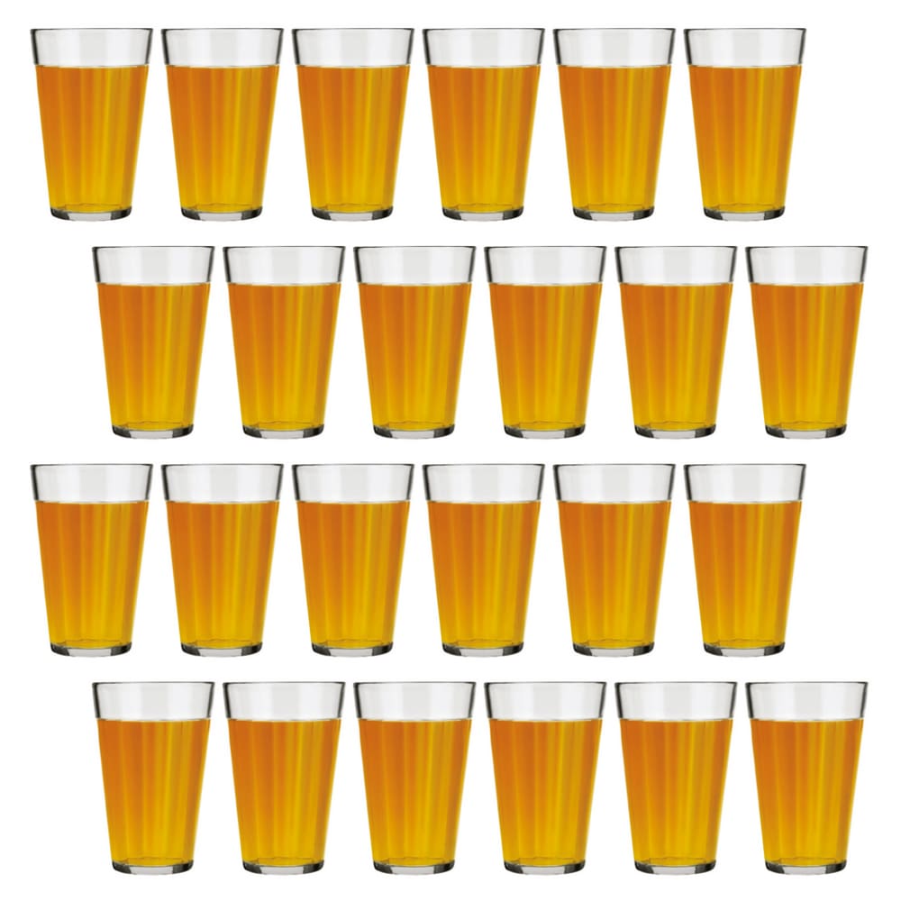 Kit 24 Copo Americano Vidro Long Drink 450ml Cristal Nadir