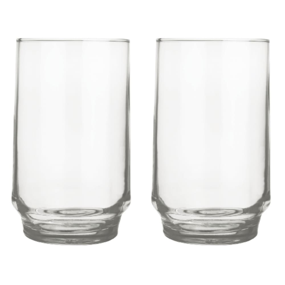 Copo Vidro 300ml Lights Suco Agua Glamour Luxo Nadir - 2 Un