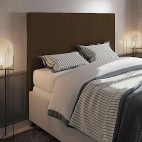Cabeceira Cama Box Queen 160cm Suede Marrom