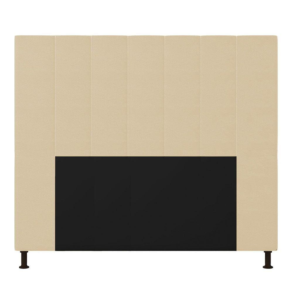 Cabeceira Cama Box Casal 140cmino Bege