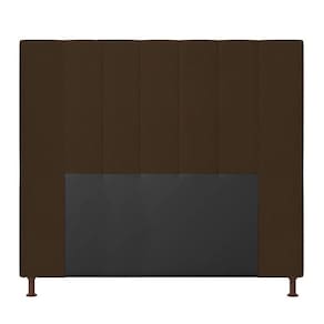 Cabeceira Cama Box Casal 140cm Suede Marrom