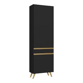 Paneleiro 2 Portas Veneza GB Multimóveis MP3746 Preto