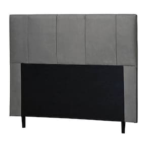 Cabeceira Donna Cama Box Queen 160cm Suede Cinza
