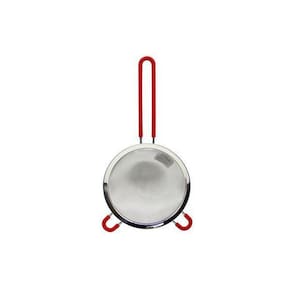 Peneira Aço Inox 16Cm Cabo Silicone Zj03