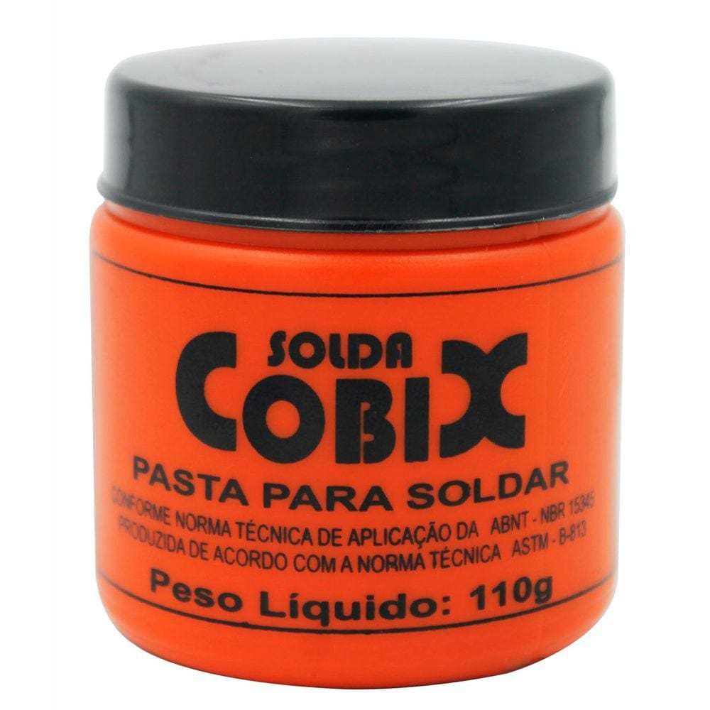 Pasta Cobix Solda 110g Decapagem Fluxo Mistura Pastosa