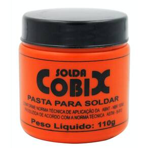 Pasta Cobix Solda 110g Decapagem Fluxo Mistura Pastosa