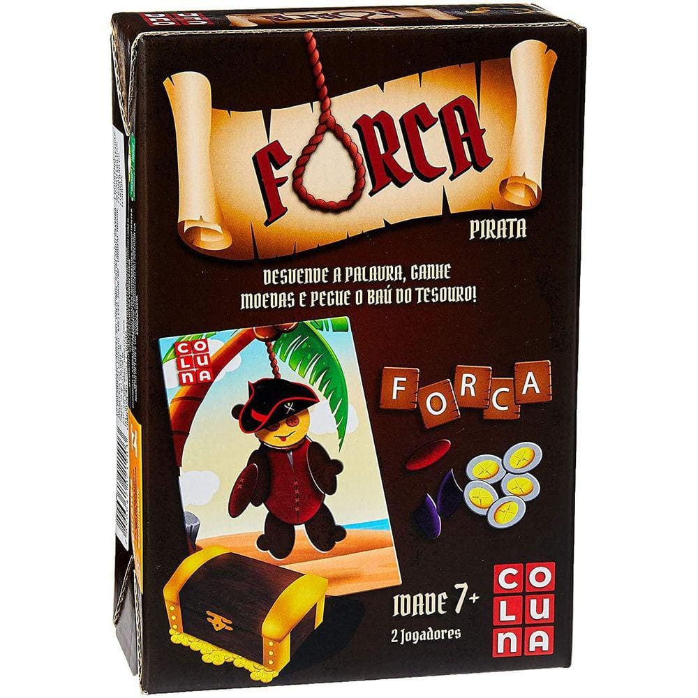 Jogo De Tabuleiro Forca Pirata Coluna