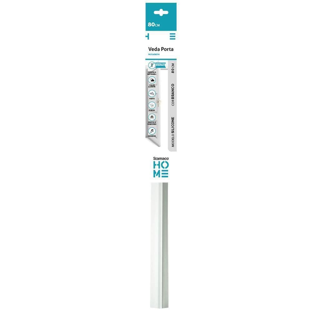 Veda Porta Rodo 80Cm Branco - Stamaco Home