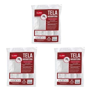 Kit Com 3 Tela Mosquiteira Para Janela Poliester 1,5 X 1,8