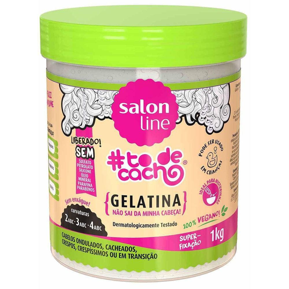 Gelatina Salon Line Todecacho Não Sai Da Minha Cabeça 1 Kg