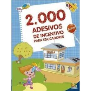 Livro 2000 Adesivos De Incentivos Para Educadores.