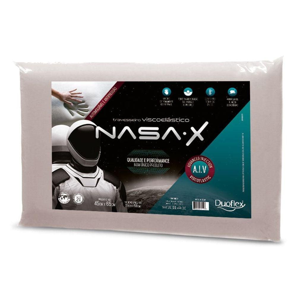 Travesseiro Nasa X Viscoelástico Duoflex