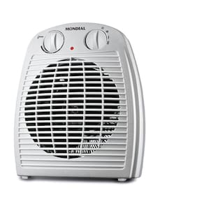 Aquecedor De Ambiente Mondial A-08 Portátil 500W 110V Branco