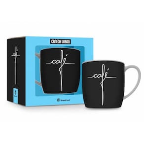 Caneca Porcelana Urban 360Ml - Café
