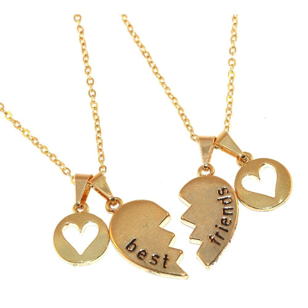 Colar Cordão Da Amizade Best Friends Eternas Amigas Folheado