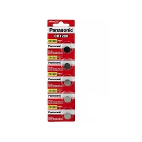 Panasonic Cr1220 Lithium 3V - Cartela Com 5 Unidades