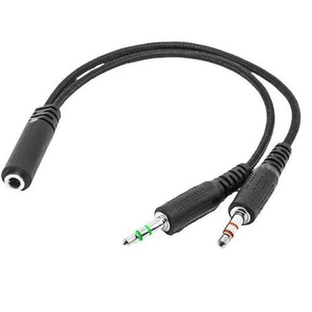 Adaptador Cabo Audio P3 Unico P/ P2 Duplo Wi410 Multilaser