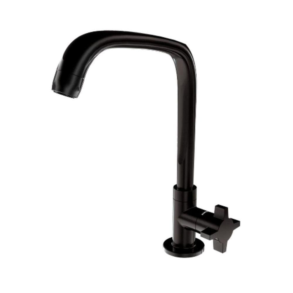 Torneira Cozinha Mesa Bica Móvel Preto 1167 F64 Lorenzetti