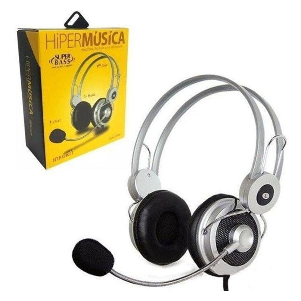 Headset Com Microfone Infokit Hm-610Mv