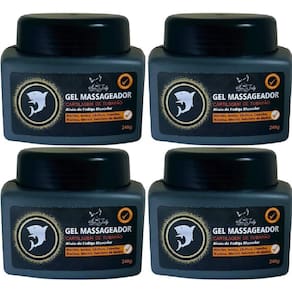 Kit 4 Gel Cartilagem De Tubarão 240G Arnica Alecrim Copaíba
