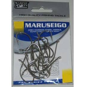 Anzol Maruseigo Nº 14 Nickel - Marine Sports - 50 Peças