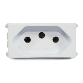 Modulo Tomada de Energia 2P+T Refinatto 10A Weg Branco
