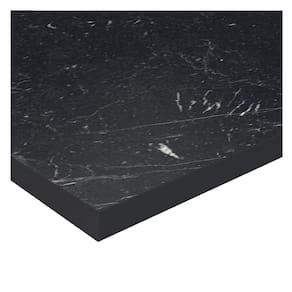 Tampo Madesa 100% MDF para Balcão de Pia - Nero Marquina