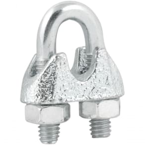 Clips P/ Cabo De Aço 1/8``3,18 Mm Cartela C/ 30 Peças Vonder
